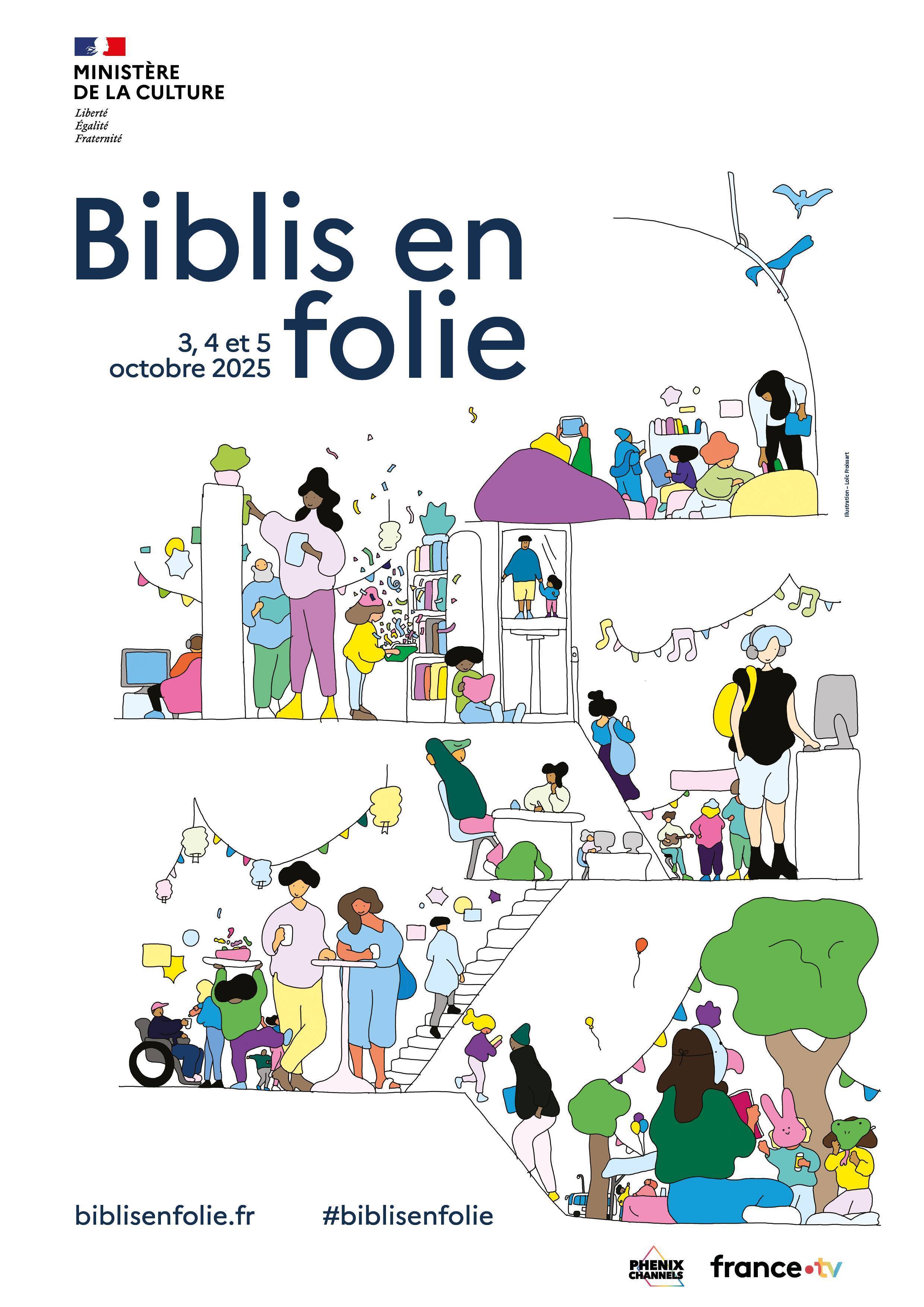 Couverture de Biblis en Folie : Fête de la médiathèque